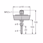 Temperature Detection TP-504A-DN25K-H1141-L100