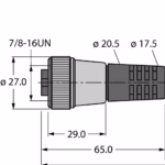 Bus Cable for CAN (DeviceNet, CANopen) RKM CBC5 5723-1M