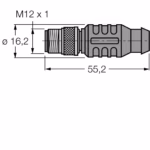 PROFIBUS Cable RSSW D9S/T 455-0.5M