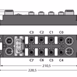 I/O Module for DeviceNet Fieldbus FDNP-L0808H-TT