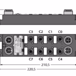 I/O Module for DeviceNet Fieldbus FDNP-S0404G-TT
