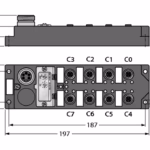 I/O Module for DeviceNet Fieldbus FDNL-CSG88-W
