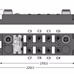 I/O Module for DeviceNet Fieldbus FDNP-S0808H-WW