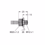 FOUNDATION fieldbus Flanschanschluss FSV 49-0.3M/M20/C1117