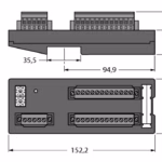 Compact I/O station for DeviceNet FDN20-16S