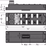 I/O Module for DeviceNet Fieldbus FDNL-S1204H-0142