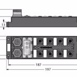I/O Module for DeviceNet Fieldbus FDNL-S1204H-0153