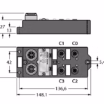 I/O Module for DeviceNet Fieldbus FDNQ-S0400-T