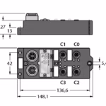 I/O Module for DeviceNet Fieldbus FDNQ-XSG08-T