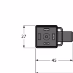 Valve connector A type VAS04-K81E-10/TEL