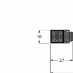 Valve connector CI type VC9S22-L80E-10/TEL