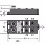 I/O Module for DeviceNet Fieldbus FDNQ-S0404G-T