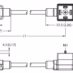 Valve Connector, A Type VAS22-S80E-0.25-DAS22-S-FS5.432/TXL