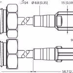 Temperature Detection TTM150C-206A-G1/2-LI6-H1140-L250-50/150C