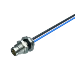 Male Receptacle with Stranded Wires, Rear Mounted PFS3F-0.2