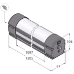 LED Linear Light WLB92ZCB1100PBQM
