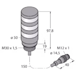 LED Signal Light TL50BLGYR6PQPMA-91210