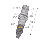 Temperature sensor M18TUP8 W/30
