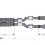 2-Way Splitter VBRS4.4-2PKW3S-5/5/TEL