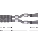 2-Way Splitter VBRS4.4-2PKG3S-1.5/1.5/TEL