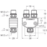 2-Way Splitter VB2-FKM5-FSM5.205-FSM5.305/S2550