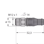 Actuator and Sensor Cable, PUR RSSV4.5T-5/TXY3013