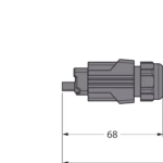 Power Cable, PUR AIDA-GP-AIDA-GP-52-1M