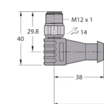 Cable for RFID Application in the Food Industry WSCV WKCV 5732-50M/CS15915