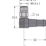 Actuator and Sensor Cable, PVC WSCV4.5T-1/TEL