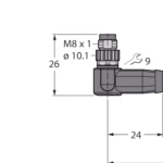 Industrial Ethernet Cable PSWS4M-PSWS4M-4414-0.15M