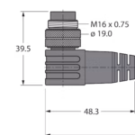 Actuator and sensor cable BSWM19-E01-2/S90 (OBS)