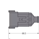 Deutsch Connector DT04-12P-A-2/TXL
