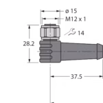 Actuator and Sensor Cable, PVC WKSV4.4T-30/TEL