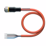Welding Spark Resistant Actuator and Sensor Cable RKC4.5T-1/TXO3701