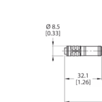 Actuator and Sensor Cable, PUR PKGC4.5S-8/TXL1405