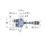 2-Way Splitter VB2-RKC572-1M-FKM-FSM