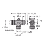 2-Way Splitter RSM-2RKM50