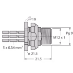 Accessories for Fieldbus Systems FSFDW4.54-0.5