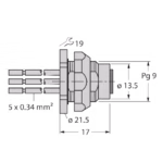 Accessories for Fieldbus Systems FKFDW4.54-0.5