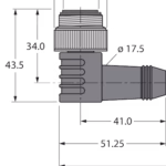 Bus Cable for CAN (DeviceNet, CANopen) WSM WKM 5723-2M