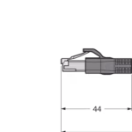 Industrial Ethernet Cable RJ45S-FKSDD-4414-7.5M