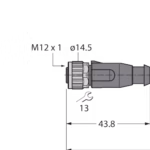 Industrial Ethernet/PROFINET Cable RKSD-PSGS4M-4416-0.3M