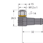Actuator And Sensor Cable, PP-EPDM WKCV4.5T-P7X3-10/TFW
