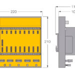 Module Rack for the DPC System DPC-49-4RMB/SY