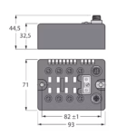 BL Compact Fieldbus Station for DeviceNet BLCDN-8M8S-8DI-P