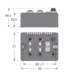 BL Compact Fieldbus Station for DeviceNet BLCDN-4M12S-8DI-P