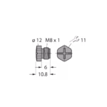 Accessories for Actuator/Sensor Cables SCHUTZSTOPFEN ISK-M8