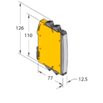Isolating switching amplifier IMXK12-DI01-1S-1R-0/24VDC/CC