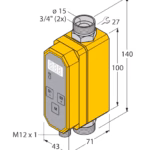 Flow Rate Monitoring FTCI-3/4D15A4P-4UP8X-H1160