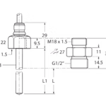 Flow Meter FP100-300L-30-NA-2M